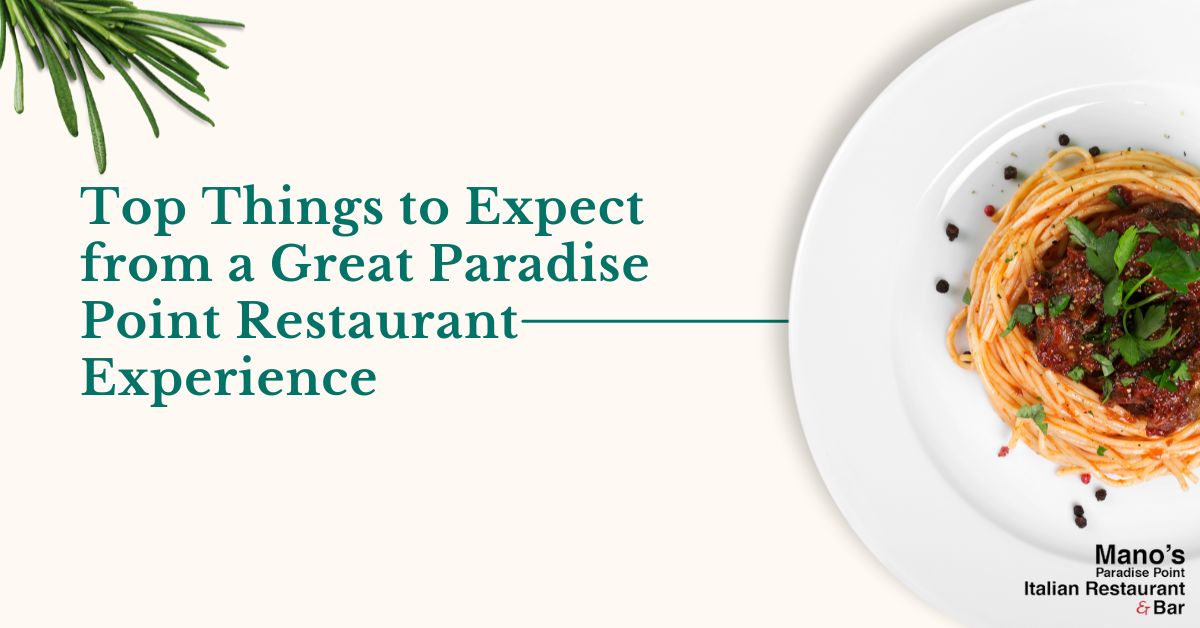 paradise point restaurant